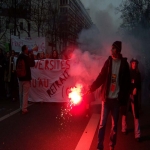 Manifestation de chmeurs et prcaires  Paris le 6 dcembre 2003 photo n29 